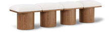 Load image into Gallery viewer, Pavilion - 4 Piece Modular Bench With Brown Base
