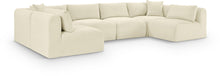 Load image into Gallery viewer, Shaggy - 6 Piece Modular U-Shaped Armless Sectional
