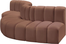 Load image into Gallery viewer, Arc - Faux Leather 5 Piece Modular Sofa
