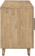 Load image into Gallery viewer, Sova - Solid Wood, Oak Veneer And Stainless Steel Sideboard/Buffet
