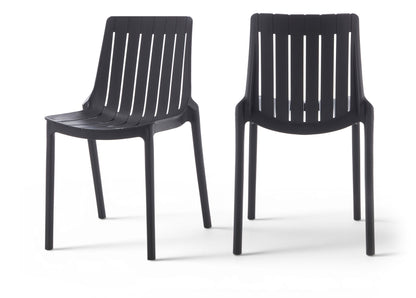 Marilla - Polypropylene Outdoor Patio Dining Chair (Set of 4)