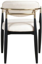 Load image into Gallery viewer, Riccio - Faux Leather Dining Arm Chair (Set of 2) - Black And Gold Frame
