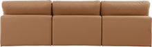 Load image into Gallery viewer, Comfy - Faux Leather Modular Armless Sofa 3 Seats
