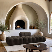 Load image into Gallery viewer, Ames - 3 Piece Boucle Upholstered Modular Sofa With 2 Backless Seats
