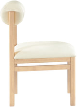 Load image into Gallery viewer, Roundhill - Faux Leather Dining Chair (Set of 2) - Natural Frame
