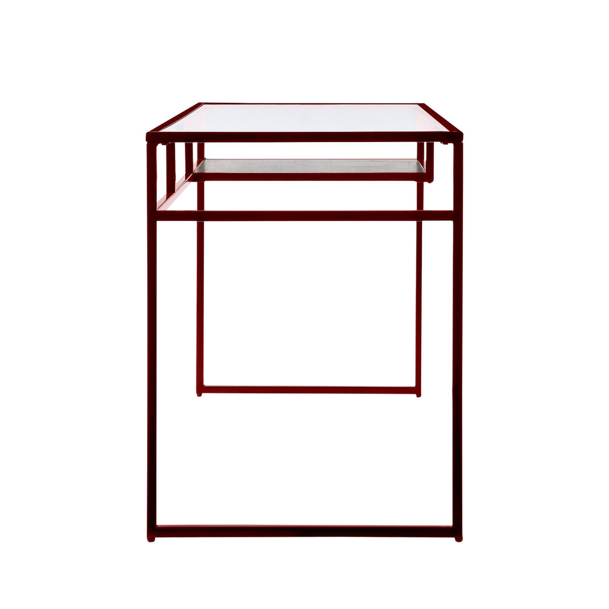 Yasin - Glass Top Writing Desk
