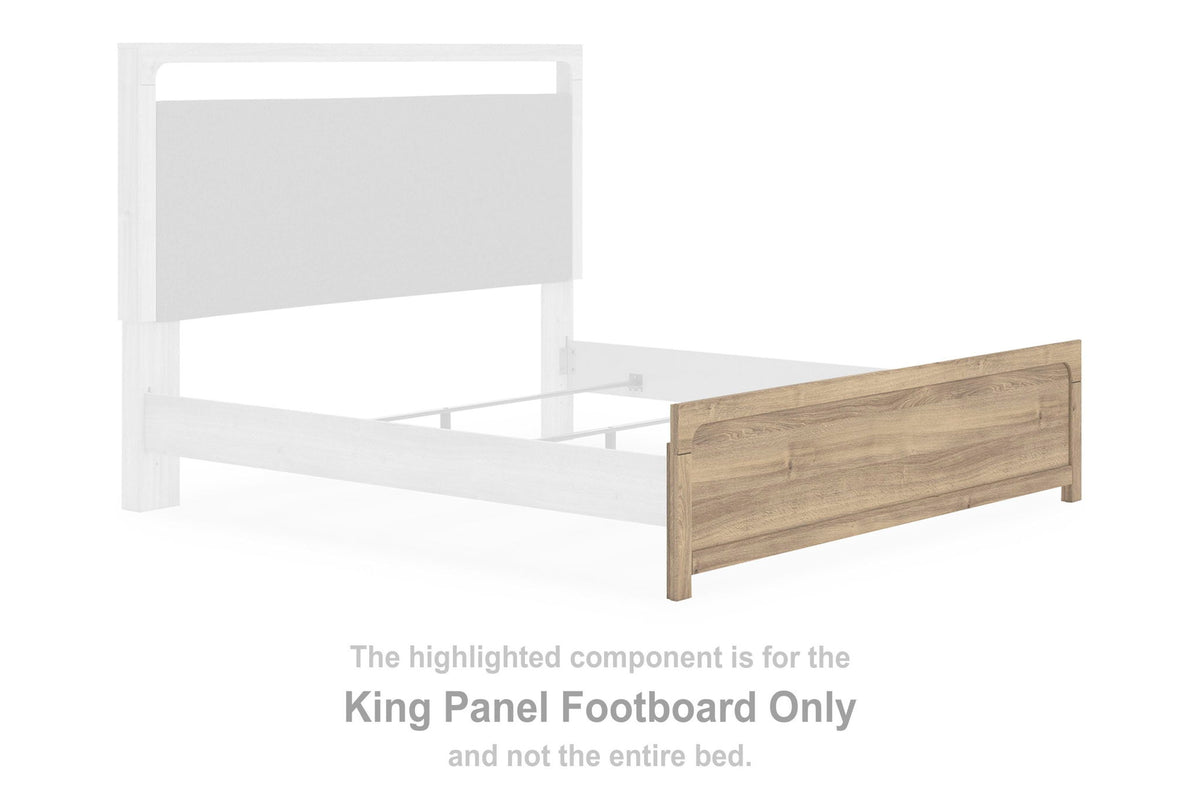 Kinlanni - King Panel Footboard - Tan