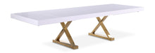 Load image into Gallery viewer, Excel - Extendable Dining Table with Gold Base

