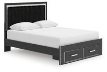 Load image into Gallery viewer, Zuraleus - Upholstered Panel Platform Storage Bed
