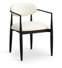 Load image into Gallery viewer, Riccio - Faux Leather Dining Arm Chair (Set of 2) - Black Frame
