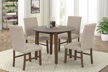 Load image into Gallery viewer, Hargrove - 5 Piece Set (42" Round Counter Table &amp; 4 Chairs) - Brown / Beige
