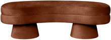 Load image into Gallery viewer, Zenna - Velvet Bench - Cognac
