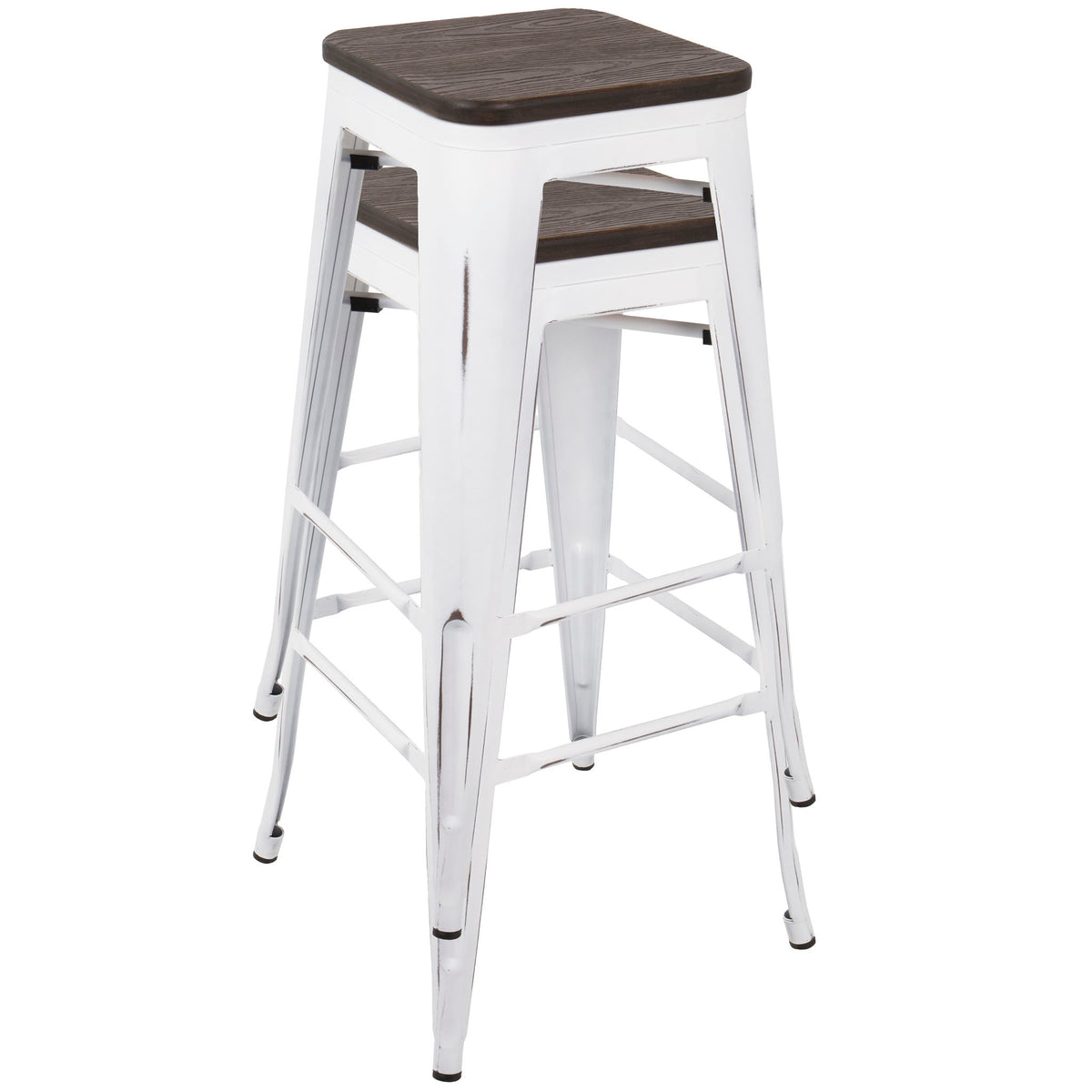 Oregon - Contemporary Barstool (Set of 2) - Ego Home Furniture