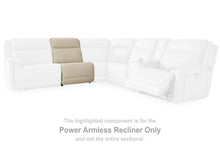 Load image into Gallery viewer, Double Deal - Power Armless Recliner With Adj Headrest - Almond
