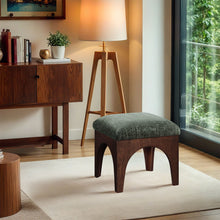 Load image into Gallery viewer, Lawson - Chenille Fabric Upholstered Ottoman - Walnut Base
