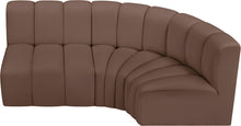 Load image into Gallery viewer, Arc - Faux Leather 3 Piece Sofa

