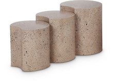 Load image into Gallery viewer, Dimple - 3 Piece Modular End Table - Terazzo Finish
