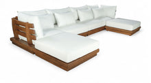 Load image into Gallery viewer, Mirella - 6 Piece Water Resistant Fabric Upholstered Outdoor Patio Modular Sectional
