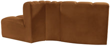 Load image into Gallery viewer, Arc - Velvet 3 Piece Modular Sofa - Saddle
