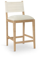 Load image into Gallery viewer, Avon - Linen Textured Performance Fabric Upholstered Counter Stool

