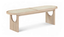 Load image into Gallery viewer, Canovia - Solid Wood And Faux Cane Bench
