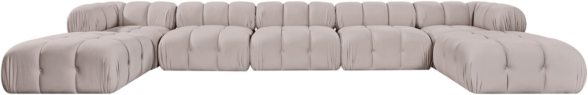 Orin - 7 Piece Modular Sectional (3 Modular Chairs, 2 Corner Chairs & 2 Ottomans)