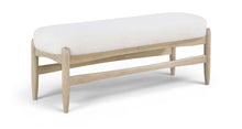 Load image into Gallery viewer, Briar - Faux Sheepskin Upholstered Bench
