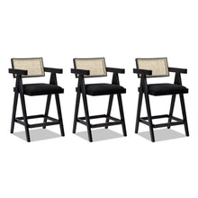 Load image into Gallery viewer, Milan - Modern Webbing Back Stool With Arms (Set of 3)
