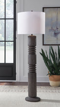 Load image into Gallery viewer, Fainwell - Poly Floor Lamp - Distressed Black
