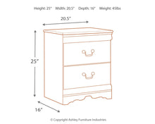 Load image into Gallery viewer, Anarasia - Two Drawer Night Stand - White
