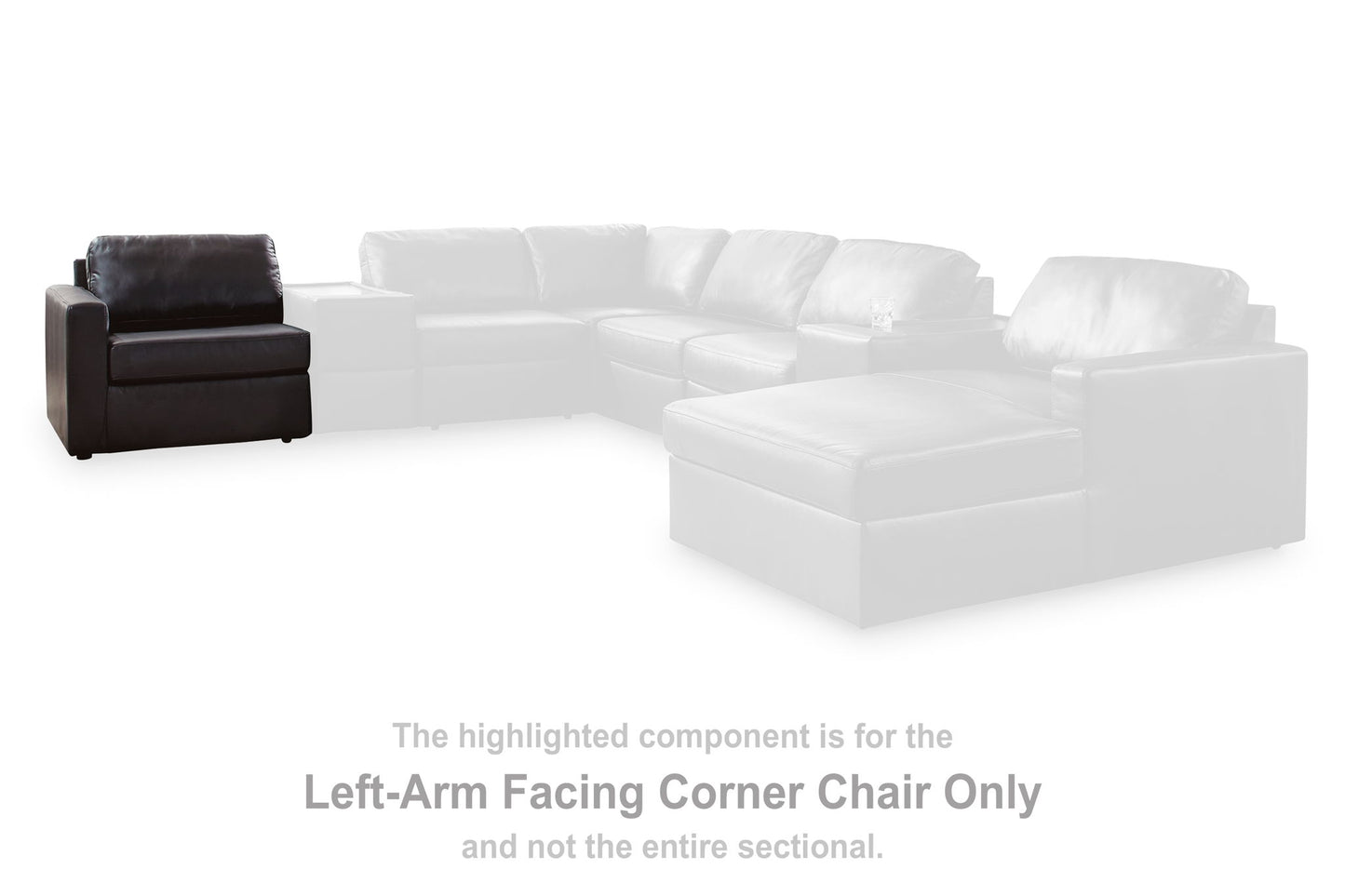 Modmax II - LAF Corner Chair - Black