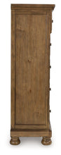 Load image into Gallery viewer, Feddinger - Five Drawer Chest - Medium Brown
