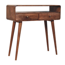 Load image into Gallery viewer, Solid Wood Curved Console Table
