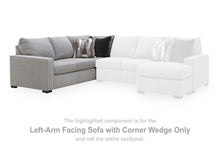 Load image into Gallery viewer, Lakepoint - LAF Sofa With Corner Wedge - Nickel
