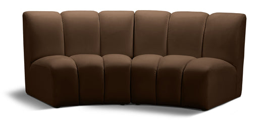 Infinity - 2 Piece Modular Sectional - Brown