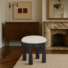 Load image into Gallery viewer, Larea - Upholstered Ottoman - Cream
