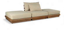 Load image into Gallery viewer, Mirella - 3 Piece Water Resistant Fabric Upholstered Outdoor Patio Modular Sofa
