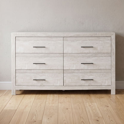 6 Drawer Dresser - Natural / Rustic