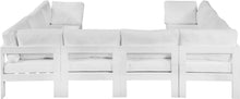 Load image into Gallery viewer, Nizuc - Outdoor Patio 8 Piece Modular Sectional With White Frame
