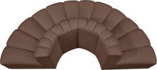 Load image into Gallery viewer, Arc - Faux Leather 4 Piece Modular Sofa
