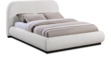 Load image into Gallery viewer, Vaughn - Linen Bed With Black Base
