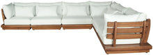 Load image into Gallery viewer, Mirella - 6 Piece Water Resistant Fabric Upholstered Outdoor Patio Modular Sectional
