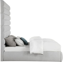 Load image into Gallery viewer, Adam - Linen Fabric Bed With 89" Headboard
