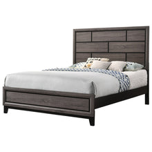 Load image into Gallery viewer, Crown Mark Akerson Queen Panel Bed in Grey
