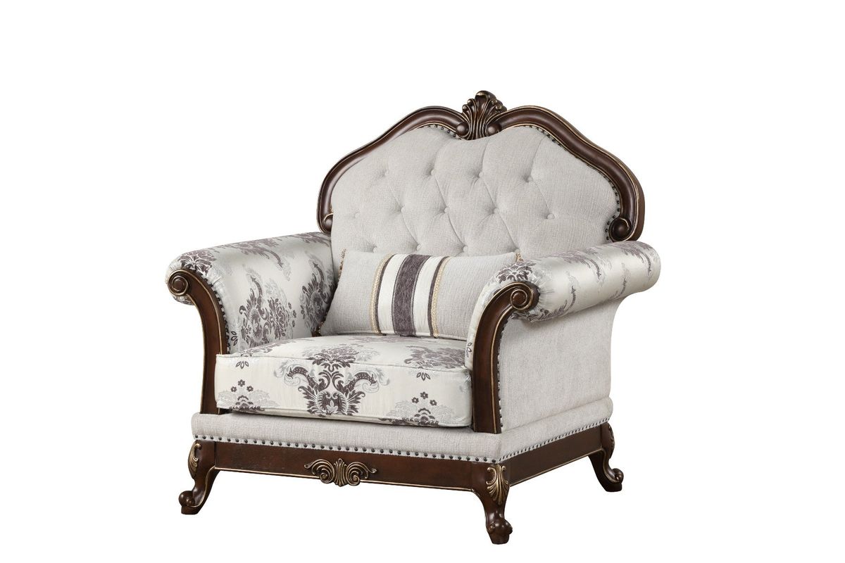 Galaxy Home Gloria Chair in White image