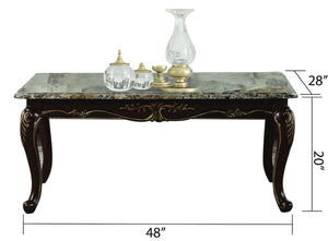 Galaxy Home GloriaÂ Coffeein Â Table in Brown - Ego Home Furniture