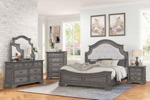 Galaxy Home Grace Dresser in Gray - Ego Home Furniture