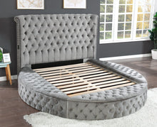 Load image into Gallery viewer, Galaxy Home Hazel King Bed in Gray
