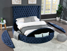 Load image into Gallery viewer, Galaxy Home Hazel Queen Bed in Blue
