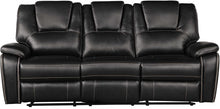 Load image into Gallery viewer, Galaxy Home Hong Kong Power Reclining Sofa in Black image
